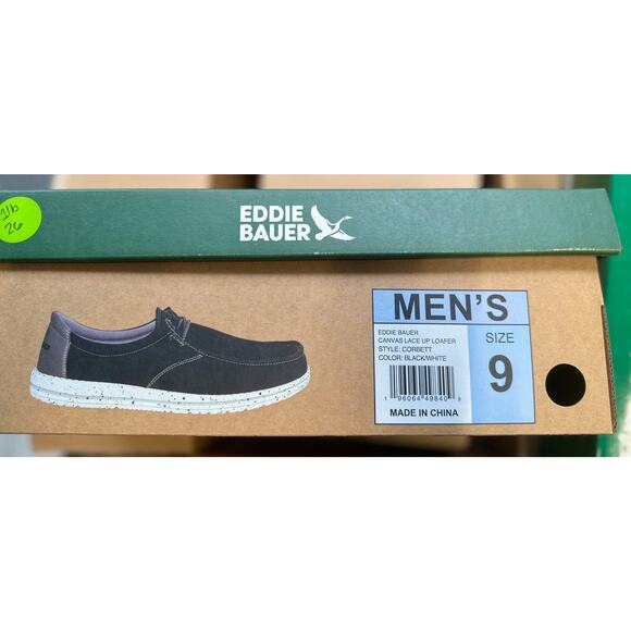 Eddie Bauer Men's Lightweight Easy Slip On Canvas Corbett Loafer size 9 - Picture 7 of 12